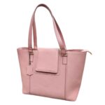 Women’s Pink Leather Tote Bag